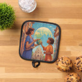 AIダイバーズワールドオーブンミット 鍋敷き (トップダウン)