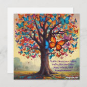 AIダウンロード可能バタフライツリーホープカード シーズンカード (正面/裏面)