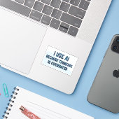 AIテキスト シール (ノートパソコンとiPhone)