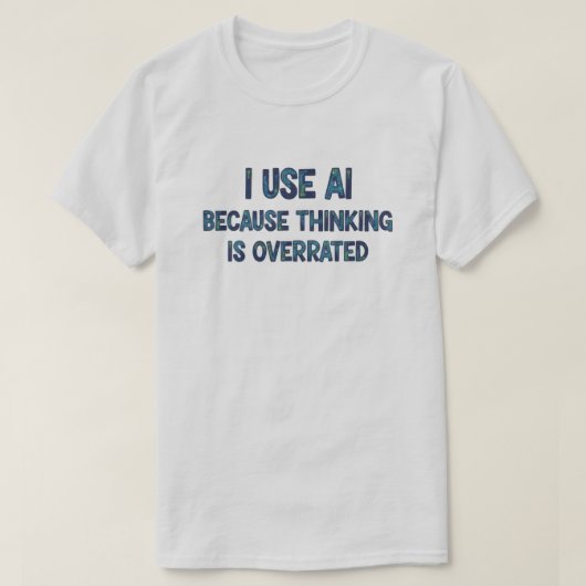 AIテキスト ユニセックス Tシャツ (デザイン正面)