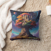 AIドリームツリーキャッスル装飾用クッション クッション (ブランケット)