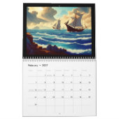 AIファンタジーズ カレンダー (2月 2027)