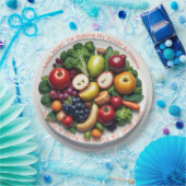 AIフルーツ&ベジエ紙プレート ペーパープレート (パーティー)