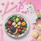 AIフルーツ&ベジエ紙プレート ペーパープレート (パーティー)