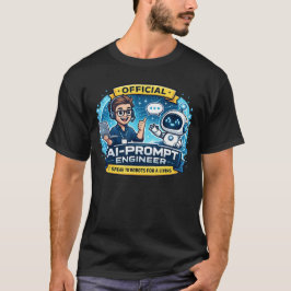 AIプロンプトエンジニア Est. 2023 面白いテクノロジージョブのユーモア Tシャツ