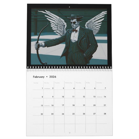 AIホリディーズ カレンダー (2月 2026)