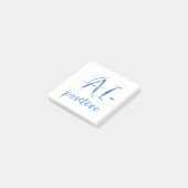 AIポジティブ テキストアート ポストイット (アングル)