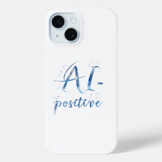 AIポジティブ テキストアート Case-Mate iPhoneケース (裏面)