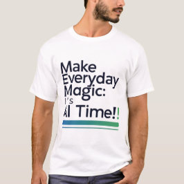 AIマジックデイリーTシャツ - 普通のテクノロジー生活を変革する Tシャツ