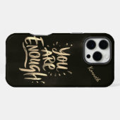 AIメッセージ鮮やかは創造性を高める iPhoneケース (裏面横)
