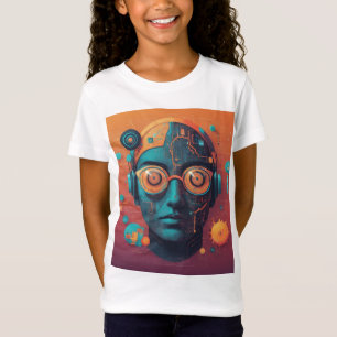 AIモダンデザイン付きTシャツ Tシャツ