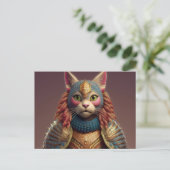 AIヤーンキャット ポストカード (スタンド正面)