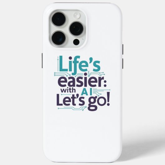 AIライフイージアーケース - 努力不要のデイリーテック Case-Mate iPhoneケース (裏面)