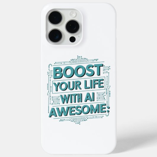 AIライフブーストケース - デイリーオーサムエンハンサー Case-Mate iPhoneケース (裏面)