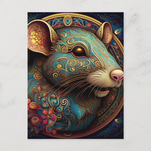 AIラット ポストカード (正面)