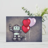 AIロボット バレンタイン ハート風船 シーズンカード (スタンド正面)