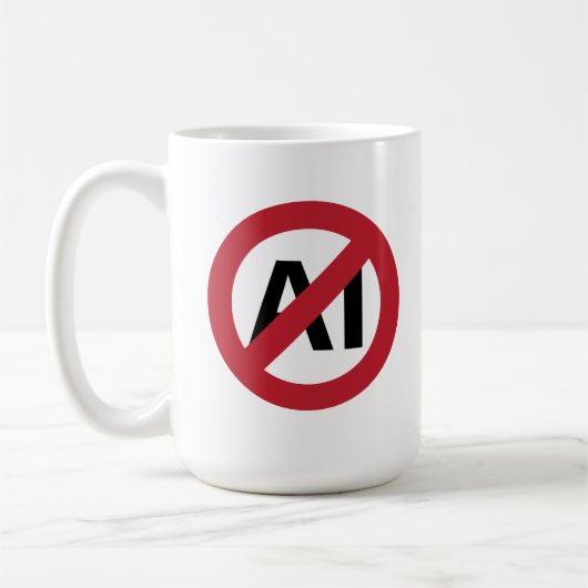 AI不許可 コーヒーマグカップ (左)