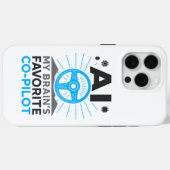 AI共同パイロット – 私の脳のパートナ頭が切れるー Case-Mate iPhoneケース (裏面 (横))