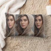 AI創の美しい女性枕 ランバークッション (ブランケット)