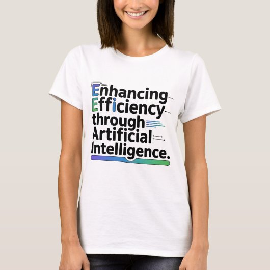 "AI効率化Tシャツ | テックチーム" Tシャツ (正面)