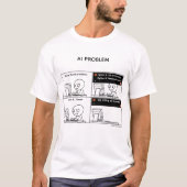 AI問題 v.2 Tシャツ (正面)