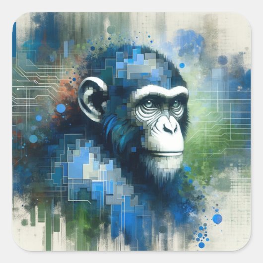 AI基本カスタムステッカー スクエアシール (正面)