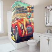 AI女性 シャワーカーテン (インサイチュ)