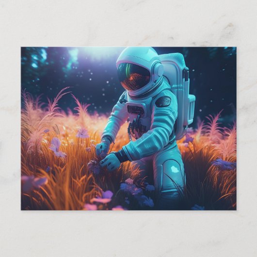 AI宇宙飛行士 ポストカード (正面)