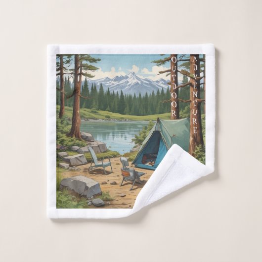 AI屋外アドベンチャーウォッシュクロス ウォッシュタオル (ウォッシュタオル)