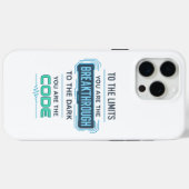 AI引用文デザイン – ダークコードのブレークスルー Case-Mate iPhoneケース (裏面 (横))