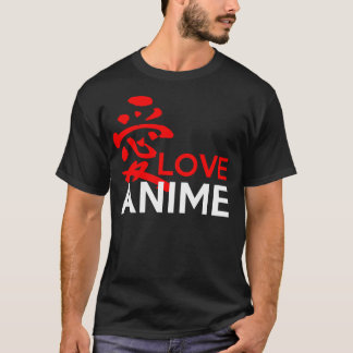 Ai愛日本製アニメ Tシャツ