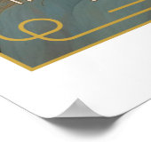 AI感動的が女性月ポスターを制作 ポスター (角)