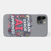 AI承認のヒューマンエラー デジタルアート Case-Mate iPhoneケース (裏面(横))