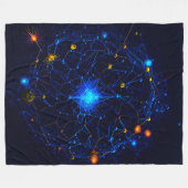 AI接続 フリースブランケット (正面(横))