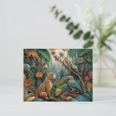 AI文字列アート ポストカード (スタンド正面)