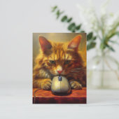 AI猫 ポストカード (スタンド正面)