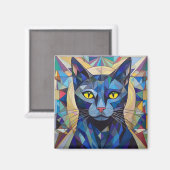 AI猫 マグネット (正面/裏面)