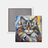 AI猫 マグネット (正面/裏面)