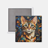 AI猫 マグネット (正面/裏面)