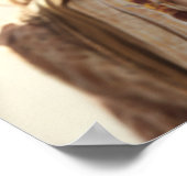 AI生成された美しいボヘミアンウーマンポートレート ポスター (角)