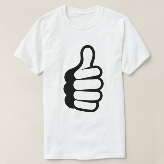 AI生成のサムズアップ Tシャツ (デザイン正面)