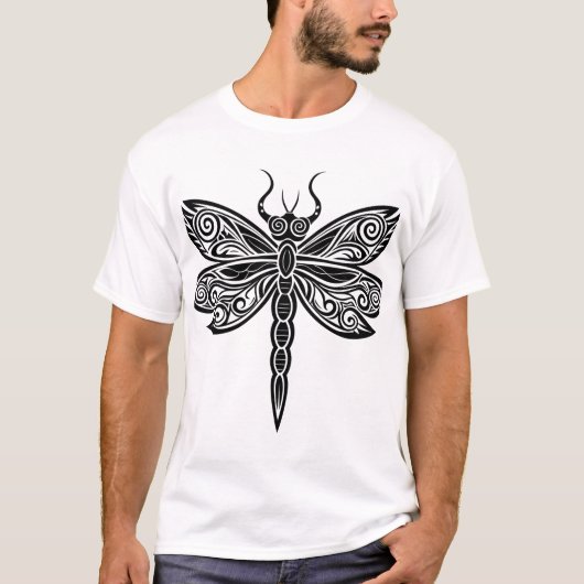 AI生成のトンボ Tシャツ (正面)