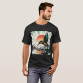 AI生成アート カワセミ Tシャツ (正面フル)