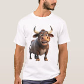 AI生成ハウスアーキテクチャ Tシャツ (正面)