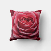 AI生成ユニークバラデザイン装飾用クッション クッション (裏面)