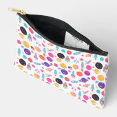 AI生成宇宙パターンの構成 アクセサリーポーチ (見開き)