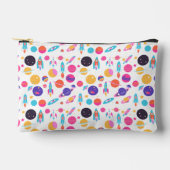 AI生成宇宙パターンの構成 アクセサリーポーチ (正面)