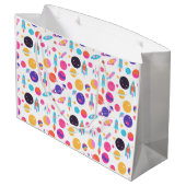 AI生成宇宙パターン（の模様が）ある抱き枕 ラージペーパーバッグ (裏面アングル)