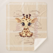 AI生成 |かわいい肯定 |キリン シェルパブランケット (正面)