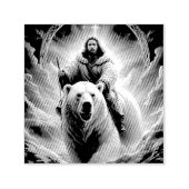 (AI生成)シロクマのイエス セルフインキングスタンプ (デザイン)